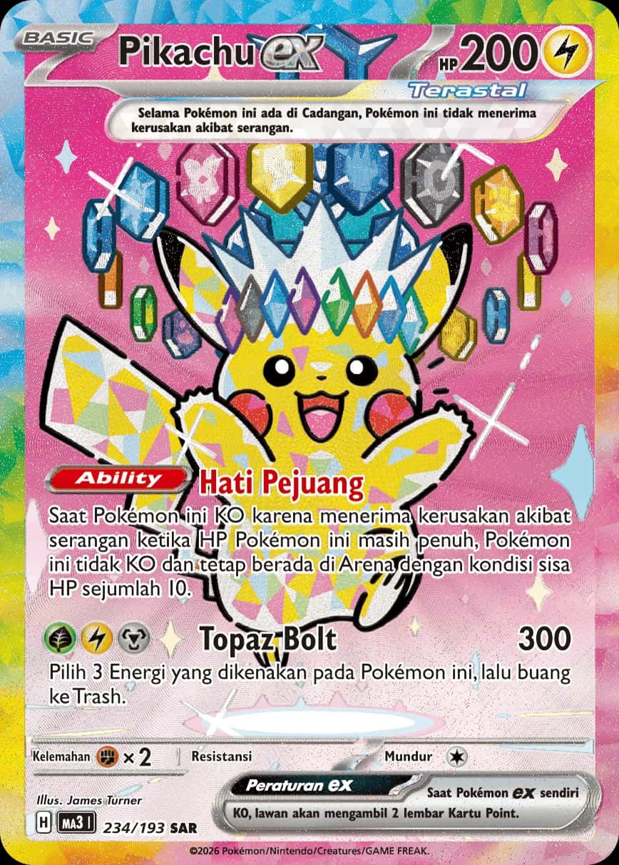 Pikachu ex SAR