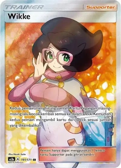 Wicke SR — kartu Pokémon cetakan Indonesia