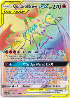 Charizard Braixen GX HR