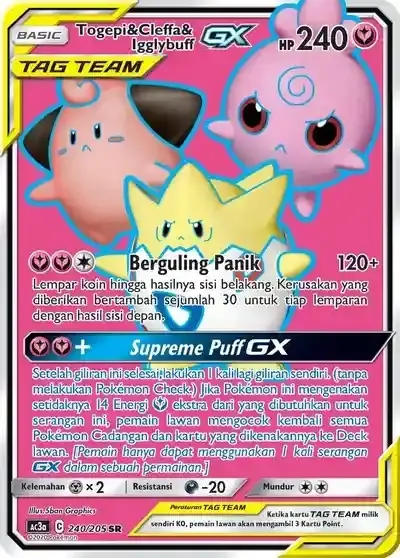 Togepi Cleffa Igglybuff GX SR